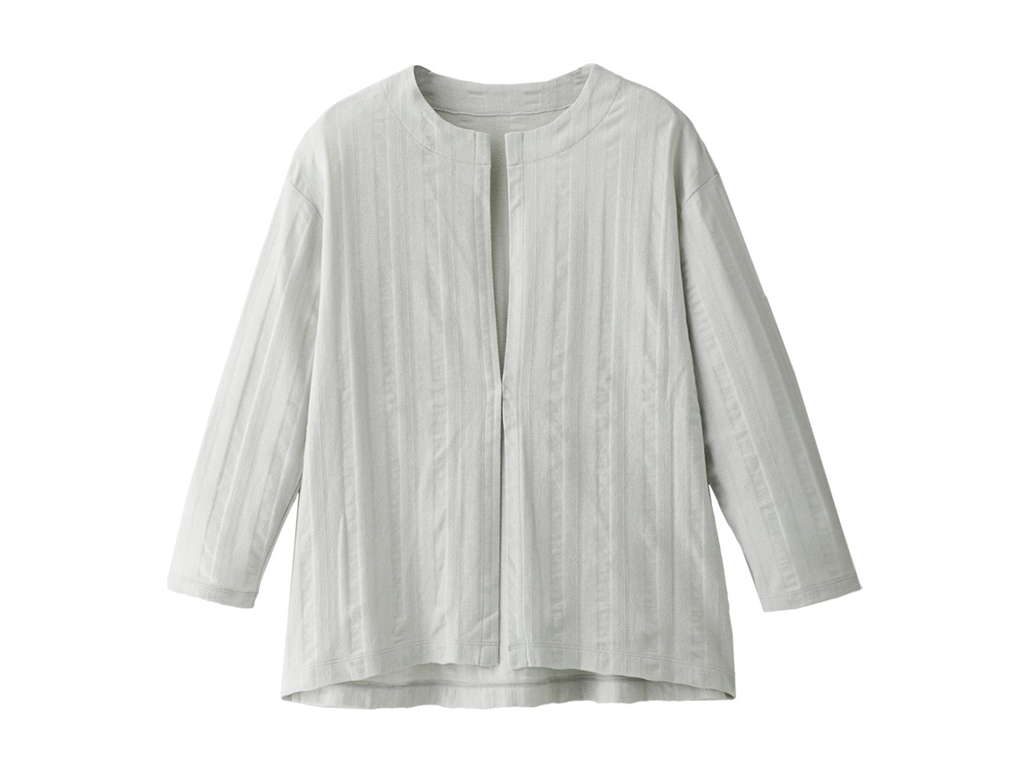 尾州ジャカード インナー×カーデセット 尾州ジャカード インナー×カーデセット