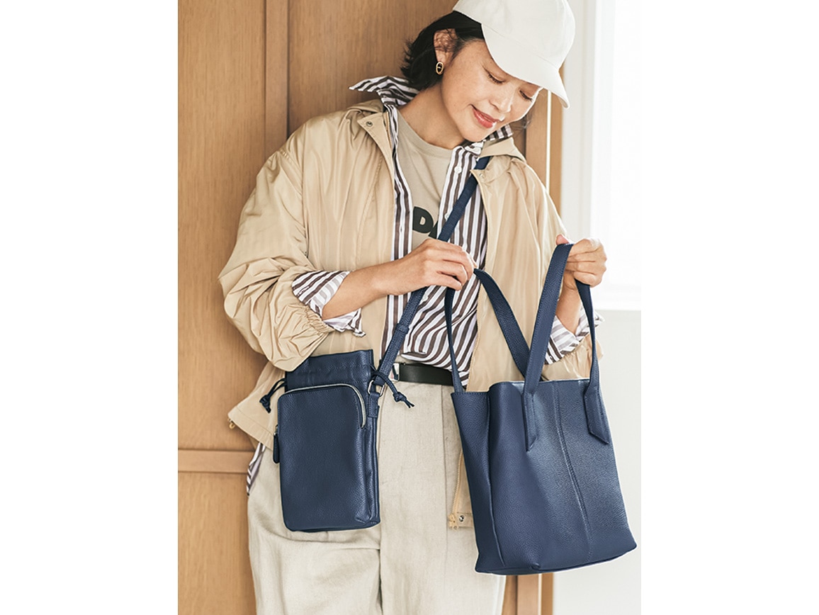 やわらか牛革2層ポシェット やわらか牛革2層ポシェット