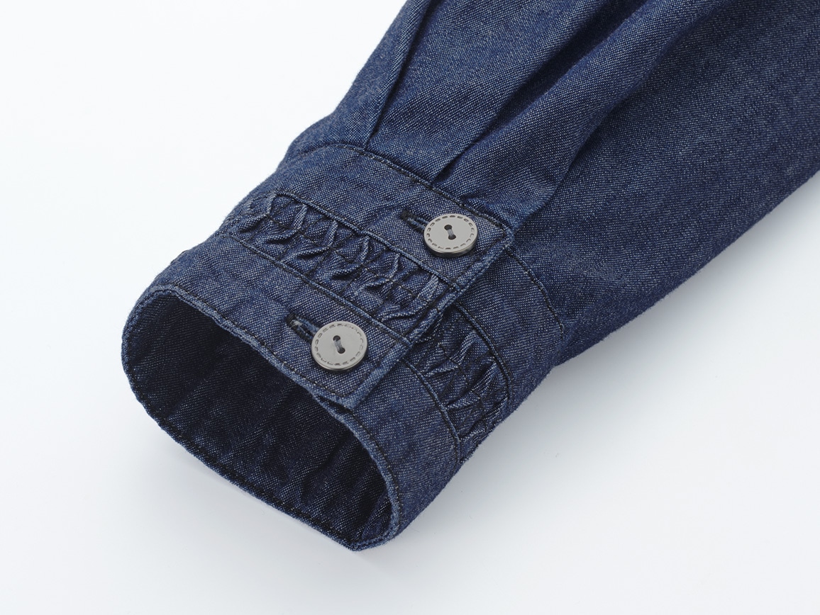 タックデザインダンガリーワンピース タックデザインダンガリーワンピース