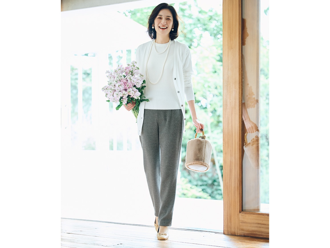 裏シャギーストレートパンツ【広告商品】 裏シャギーストレートパンツ【広告商品】