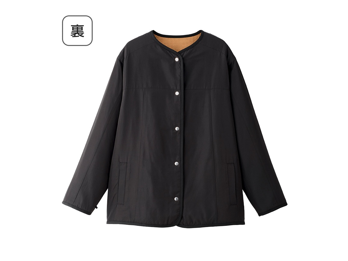 あったかワッフルリバーシブルコート あったかワッフルリバーシブルコート