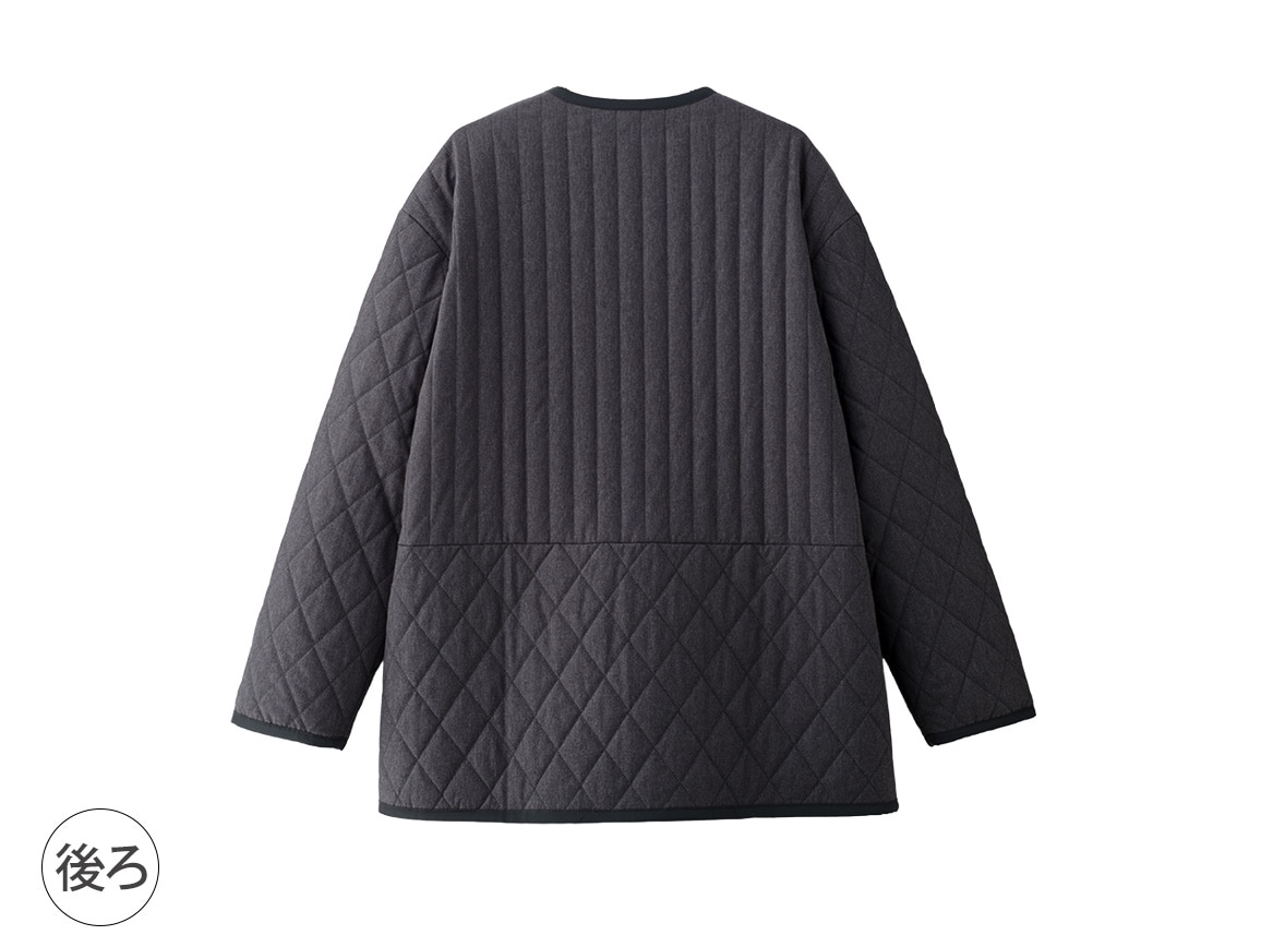 【先行】キルトデザインハーフコート 【先行】キルトデザインハーフコート
