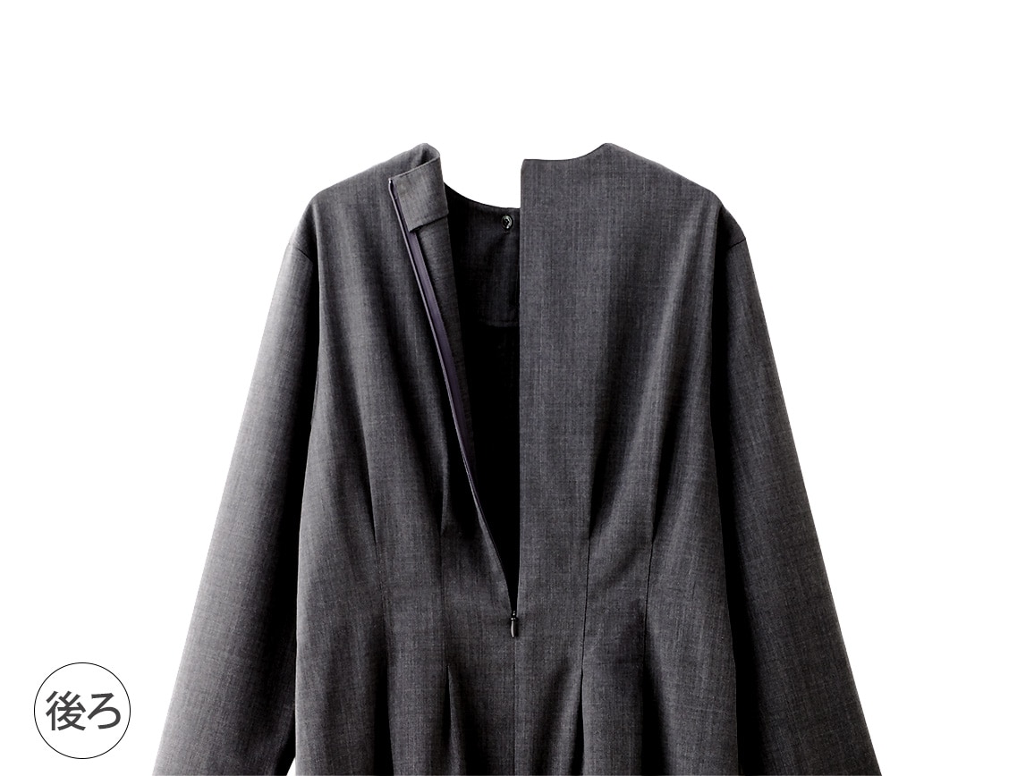 【先行】ウエストタックワンピース 【先行】ウエストタックワンピース