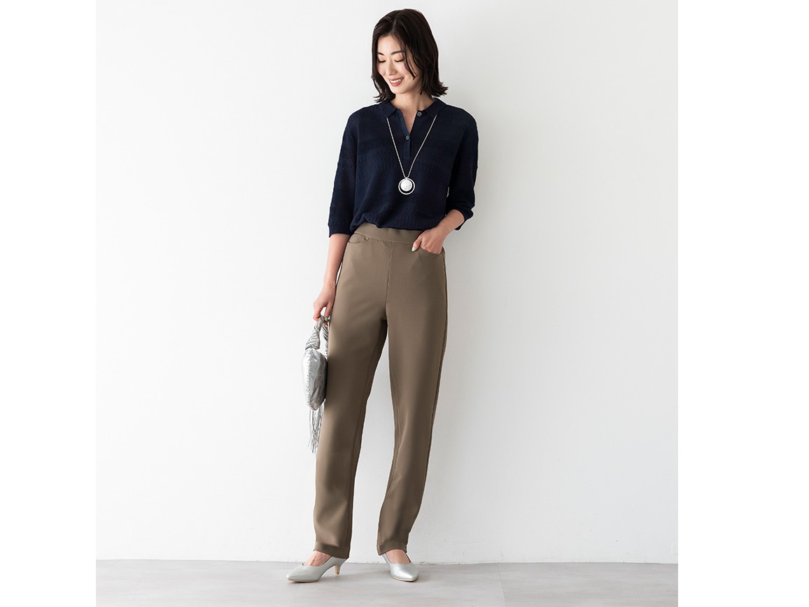 【先行】柄編みポロニット 【先行】柄編みポロニット