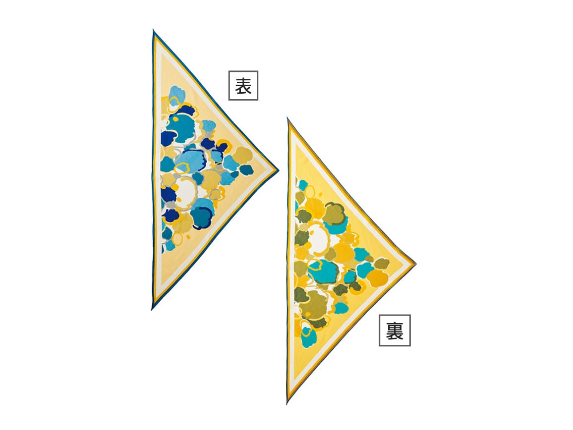 リバーシブルプリントスカーフ リバーシブルプリントスカーフ