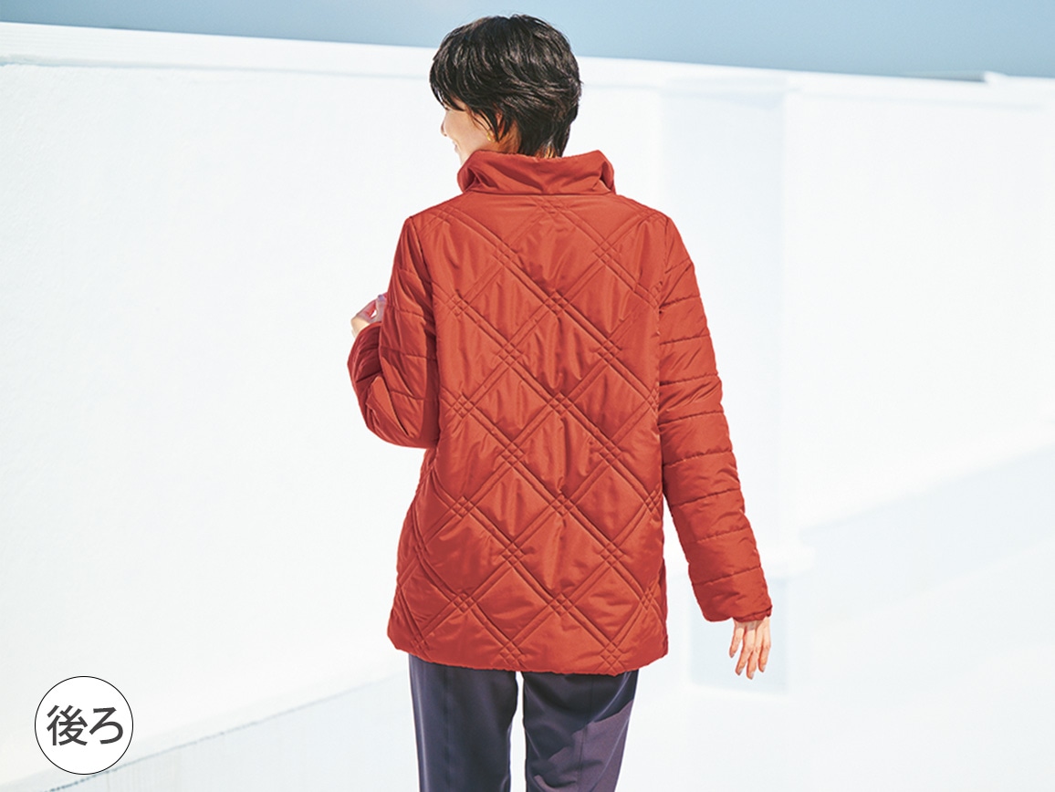 幾何柄キルティングジャケット 幾何柄キルティングジャケット