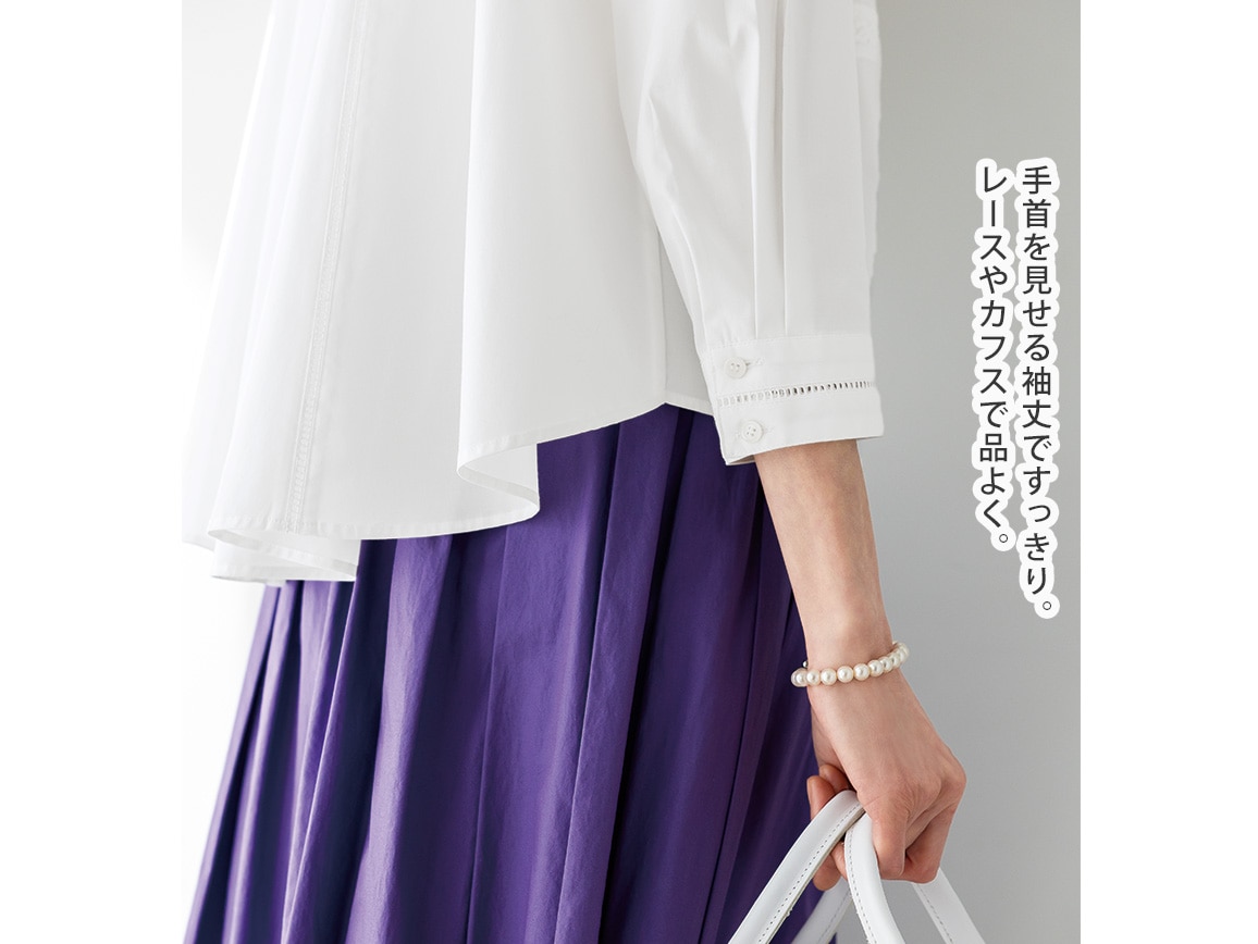 ハルメク読者と作ったこだわりブラウス(八分袖) ハルメク読者と作ったこだわりブラウス(八分袖)