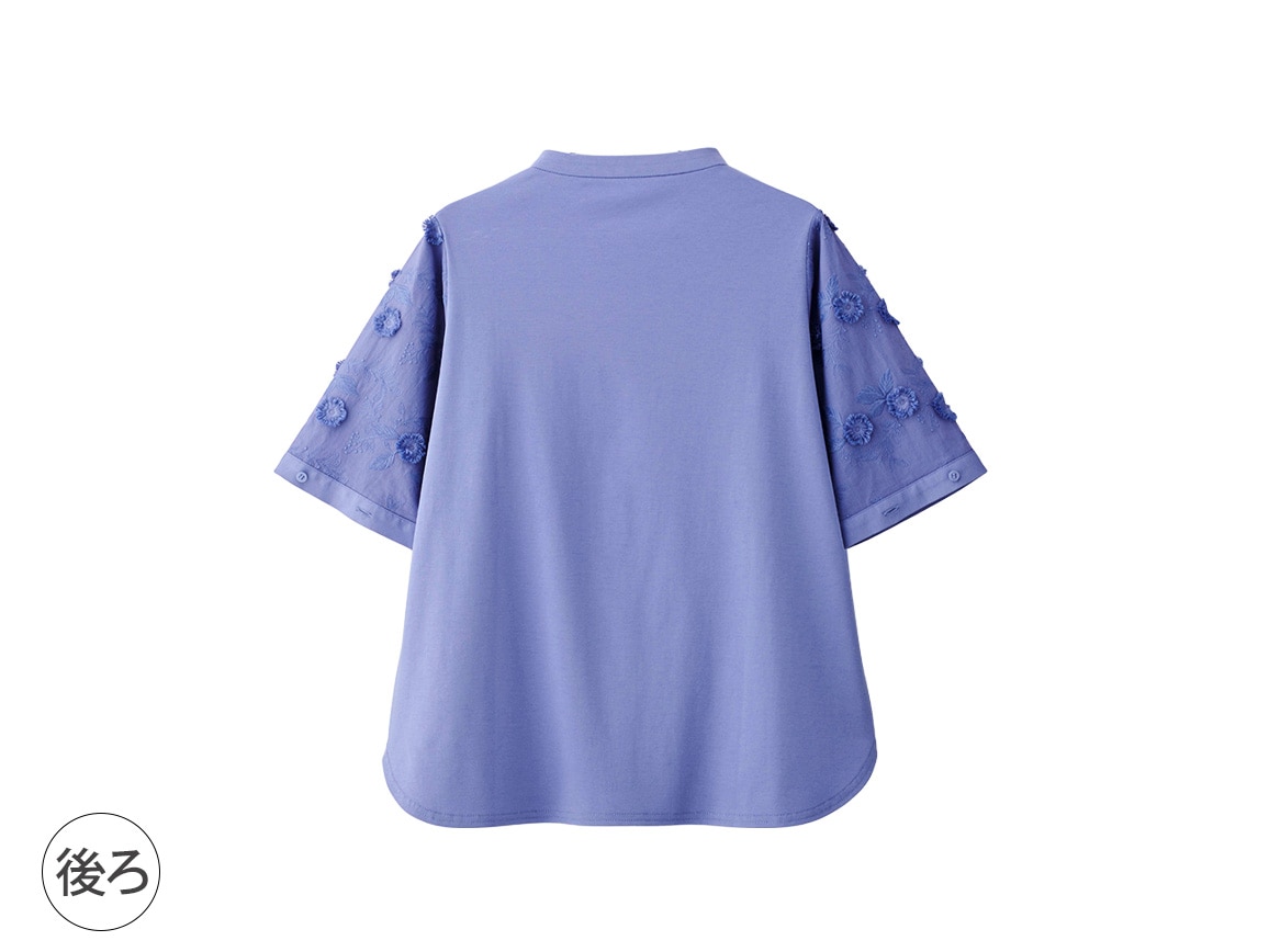 【先行】袖レースづかいプルオーバー 【先行】袖レースづかいプルオーバー