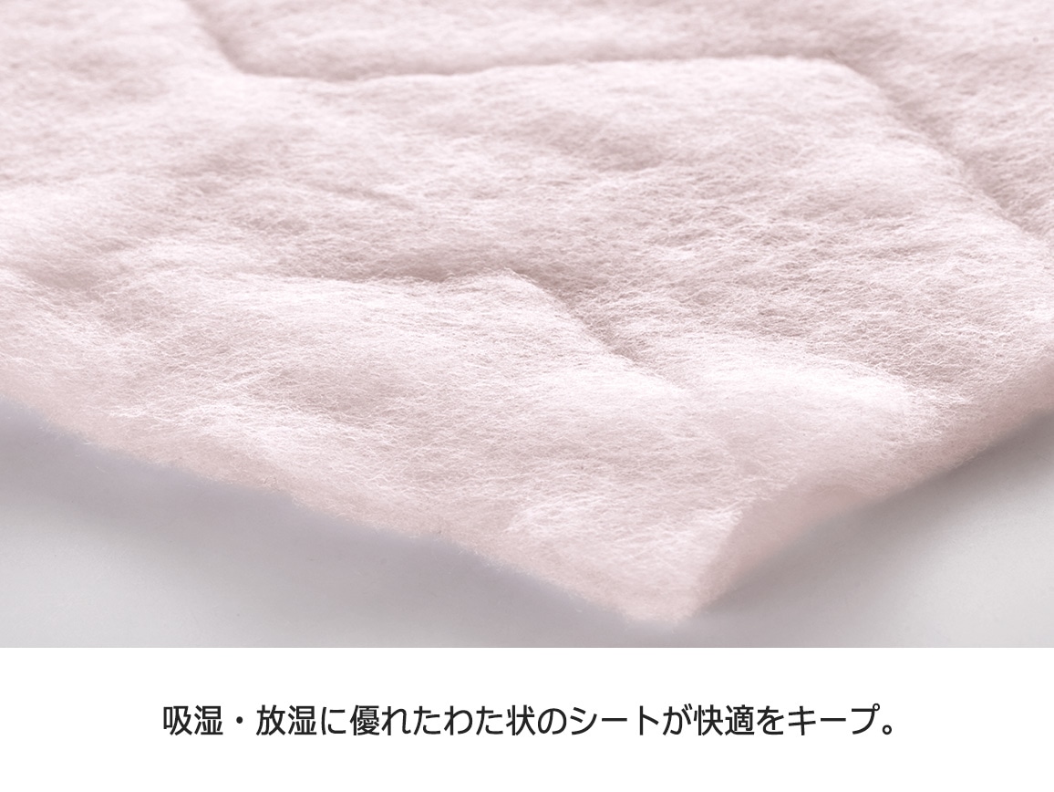 洗えるオーバーレイにもなるリバーシブル敷きパッド(セミダブル) 洗えるオーバーレイにもなるリバーシブル敷きパッド(セミダブル)