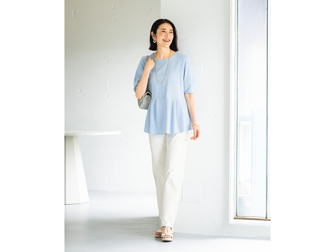 涼感ストレッチストレートパンツ 涼感ストレッチストレートパンツ