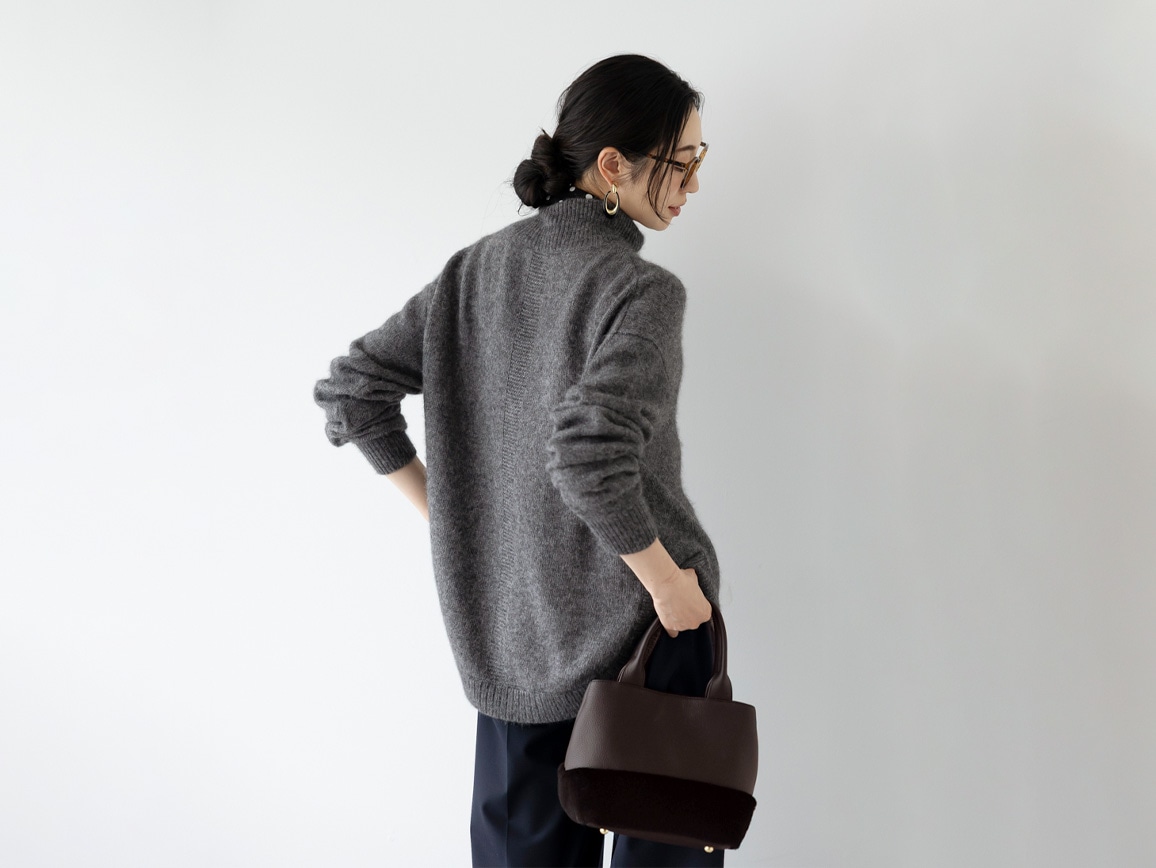 【plus】2WAYフェイクファーコンビバッグ 【plus】2WAYフェイクファーコンビバッグ