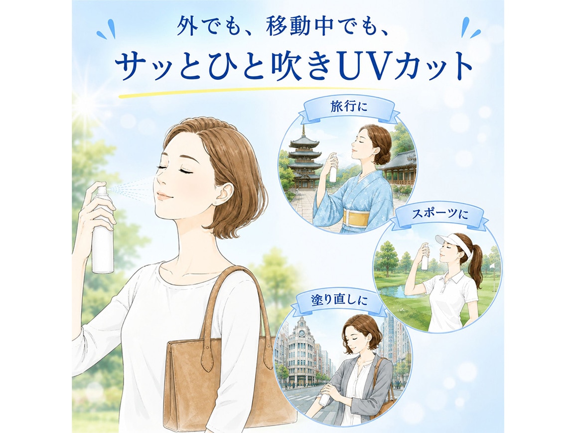 ハルメク メイクキープ&UVスプレー 2本組 ハルメク メイクキープ&UVスプレー 2本組