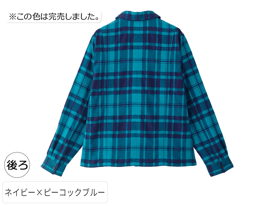 チェック柄シャツジャケット チェック柄シャツジャケット