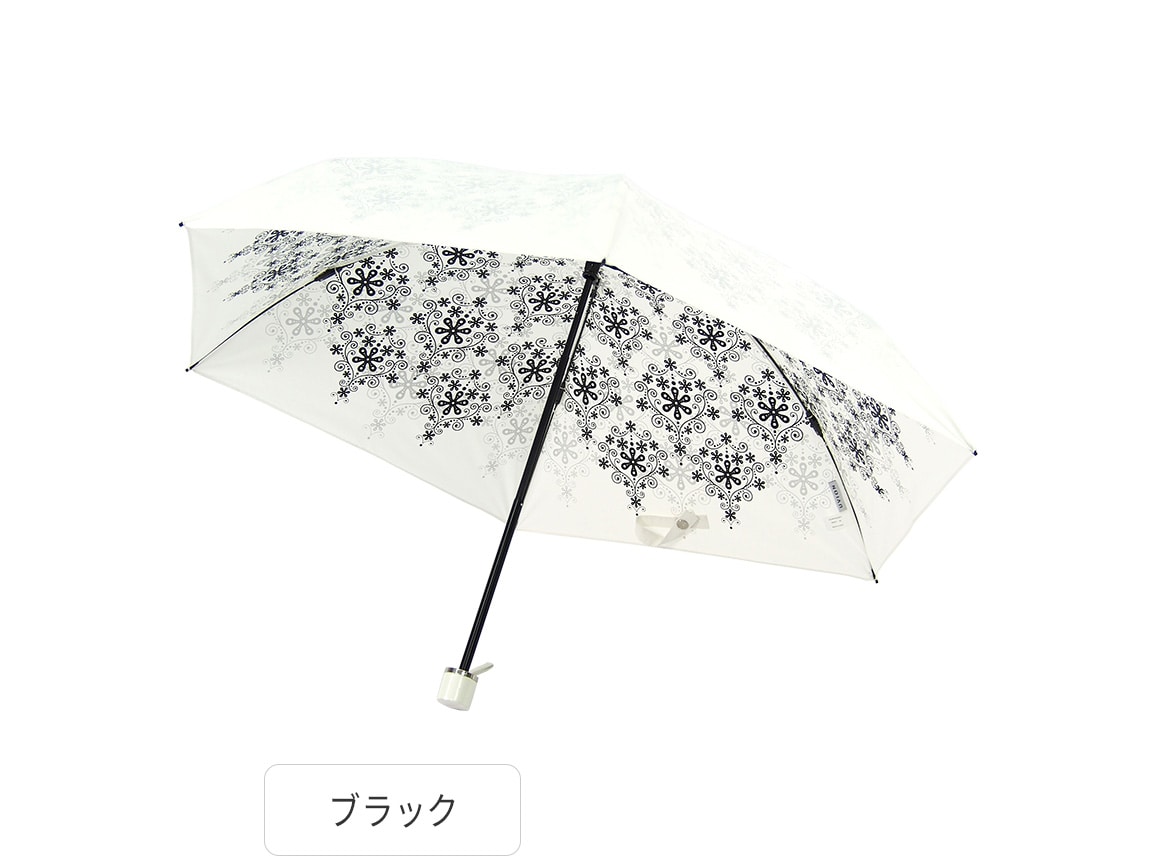 プレミアムホワイト 軽量晴雨兼用日傘(クリスタル柄) プレミアムホワイト 軽量晴雨兼用日傘(クリスタル柄)