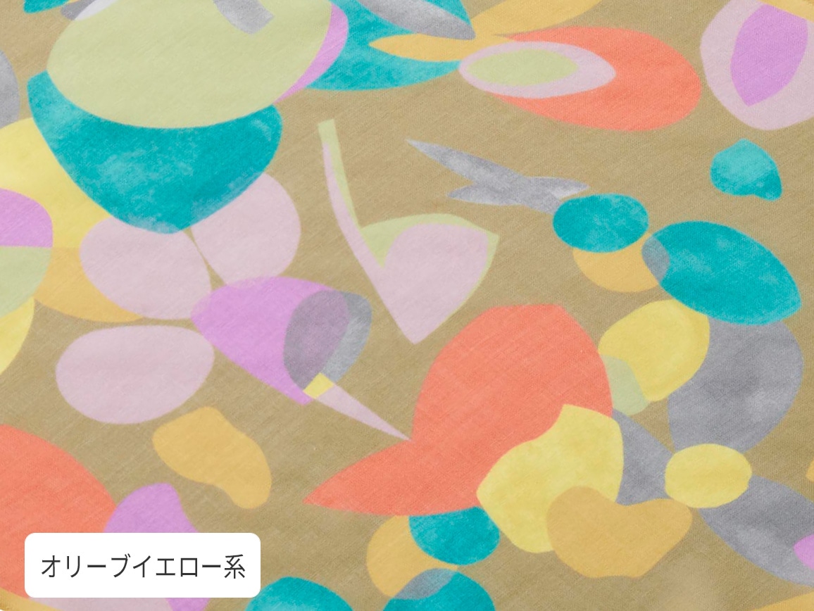 ウールシルクガーゼプリントスカーフ ウールシルクガーゼプリントスカーフ