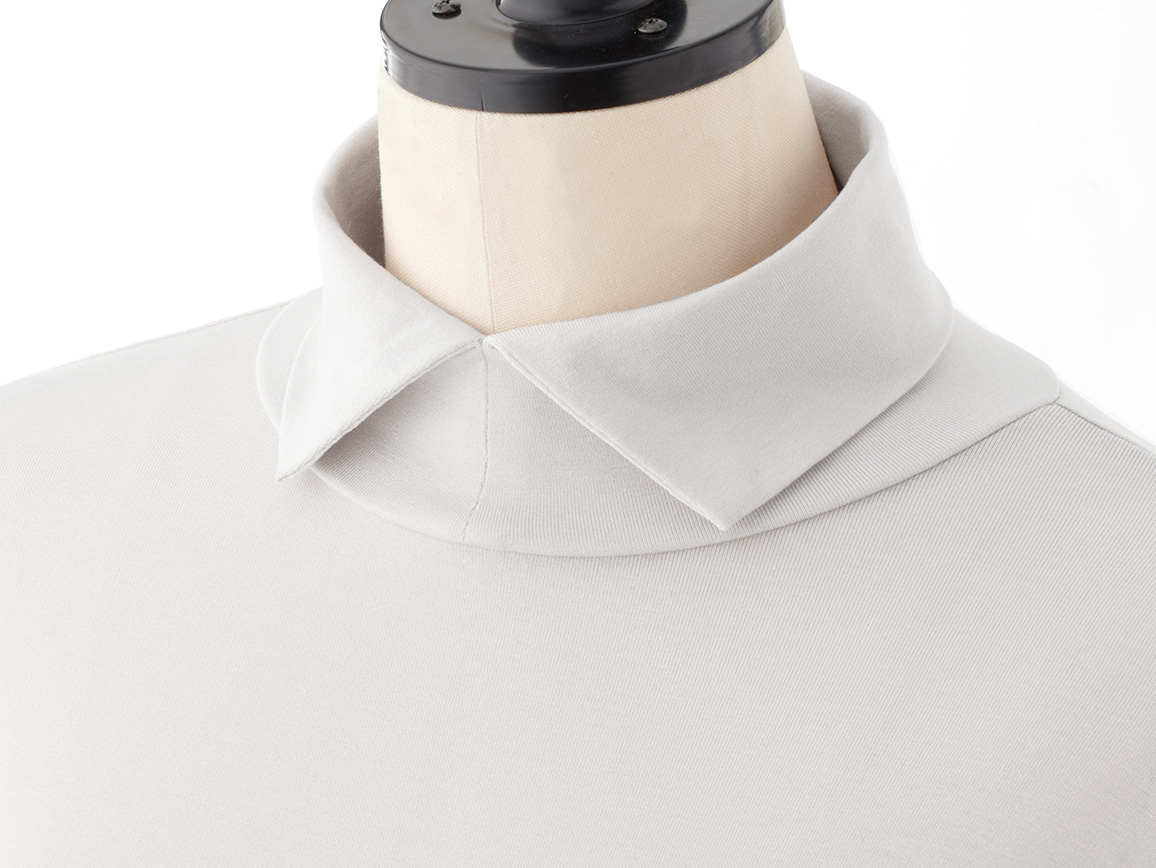 ハルメク×テンセルTM プルオーバー(襟風デザイン) ハルメク×テンセルTM プルオーバー(襟風デザイン)