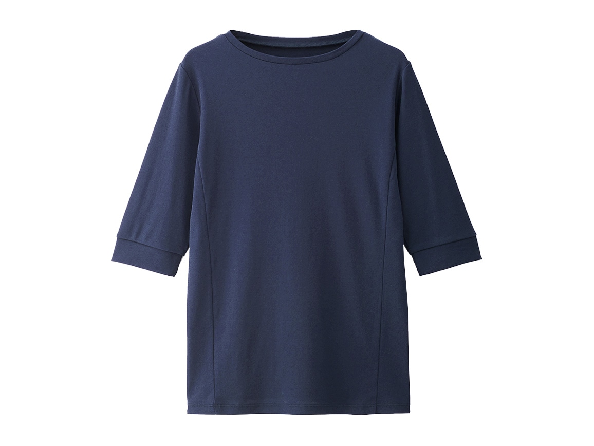 ULTIMA超強撚フライスプルオーバー(五分袖) ULTIMA超強撚フライスプルオーバー(五分袖)