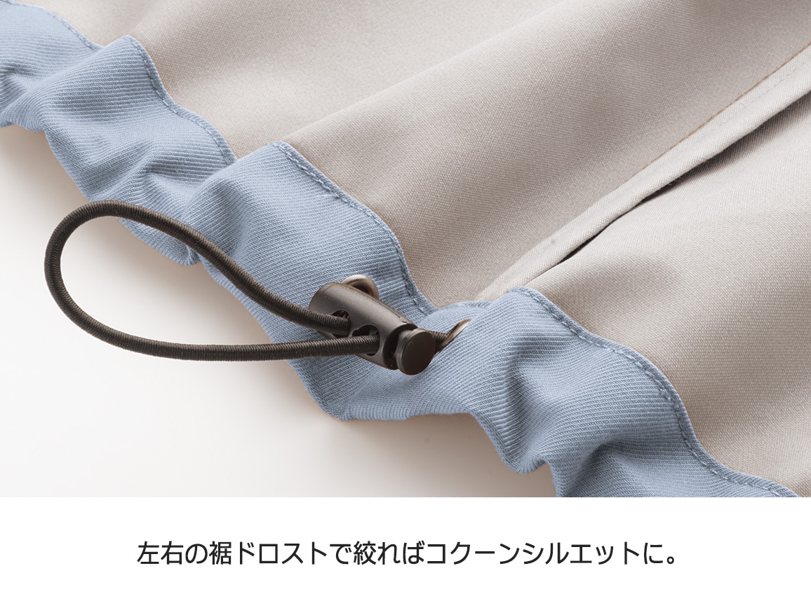 はっ水防風ジップハーフコート はっ水防風ジップハーフコート