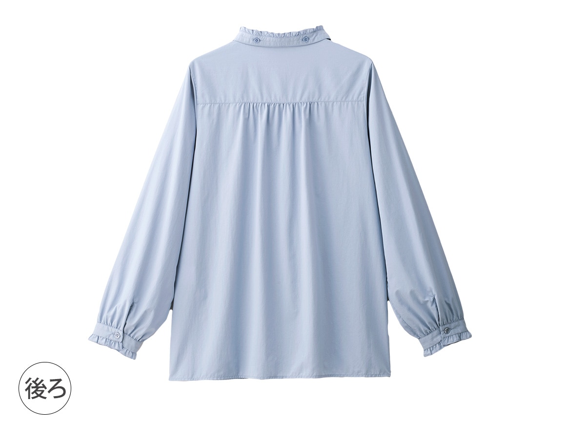 ピコフリルデザイン2WAYブラウス ピコフリルデザイン2WAYブラウス