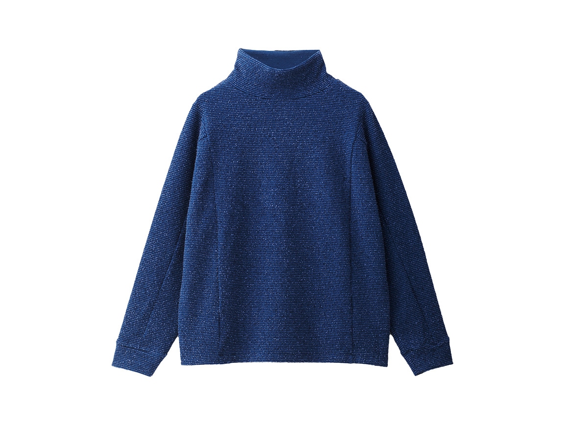 針抜きジャカードゆったりプルオーバー 針抜きジャカードゆったりプルオーバー