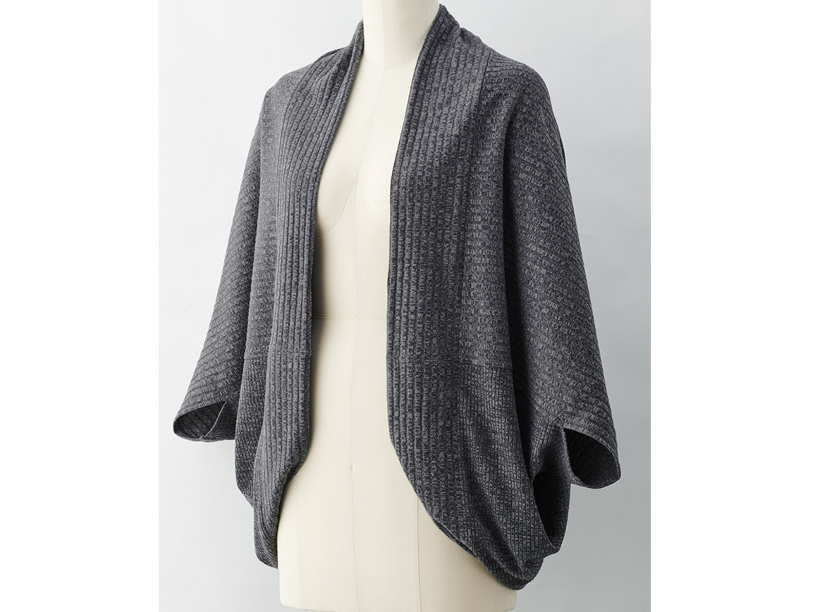 メランジ調MIXリブカーディガン メランジ調MIXリブカーディガン