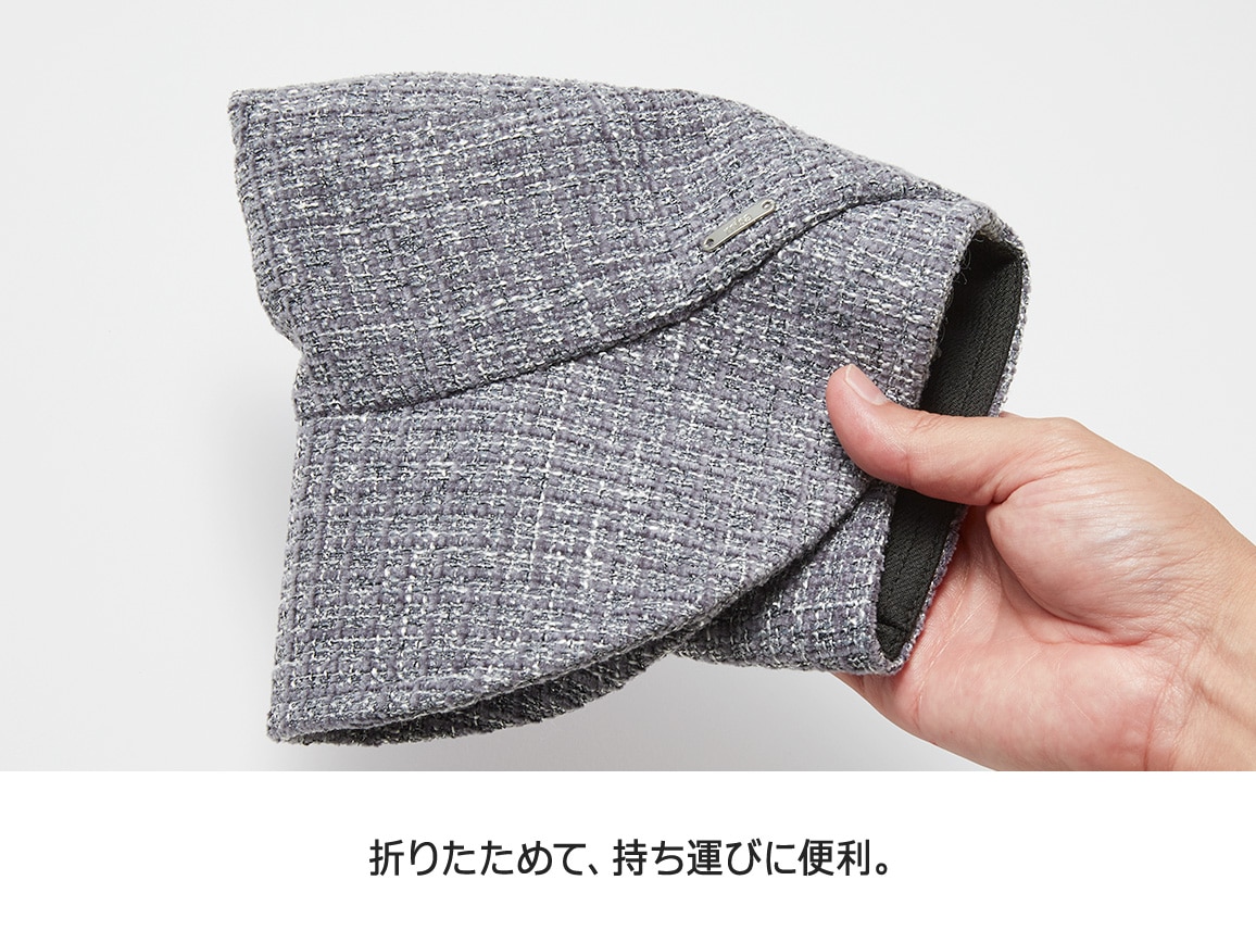 大人の装いに合うつば広キャップ【広告商品】 大人の装いに合うつば広キャップ【広告商品】