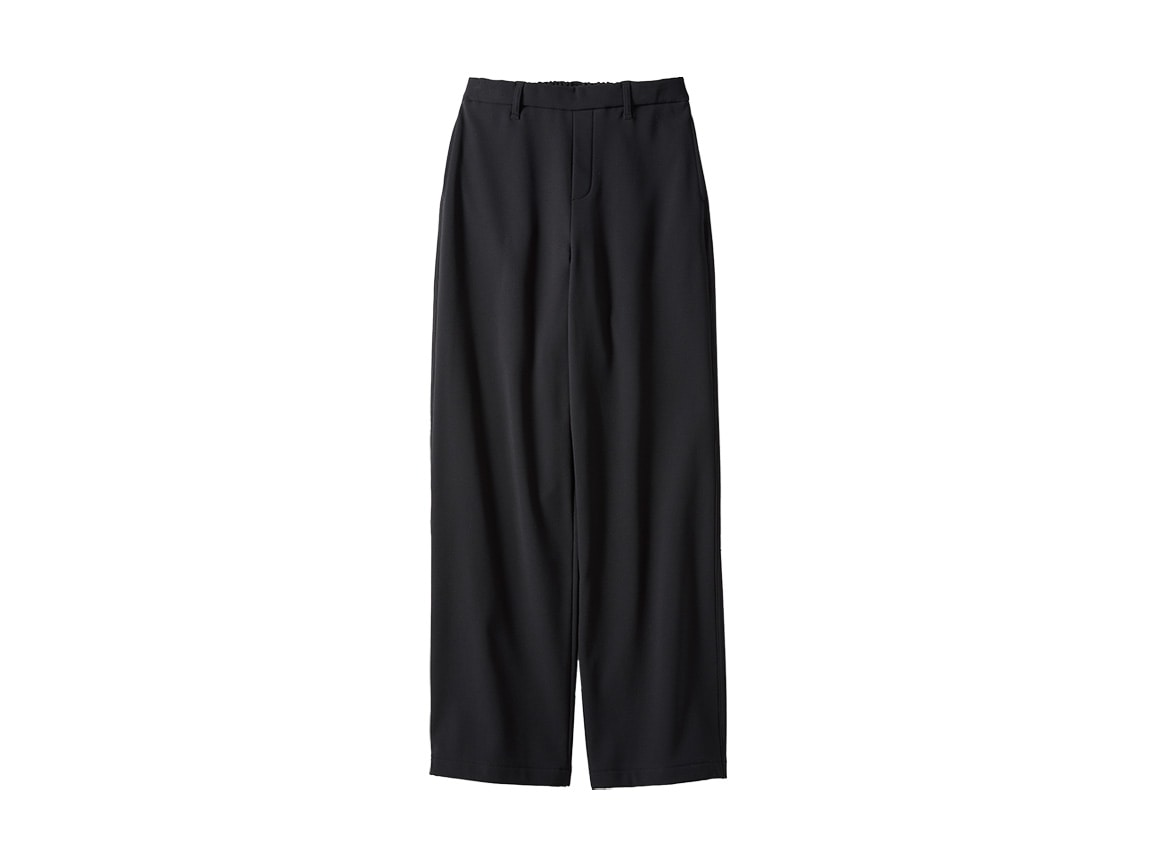 品よくキレイ裏起毛セミワイドパンツ 品よくキレイ裏起毛セミワイドパンツ