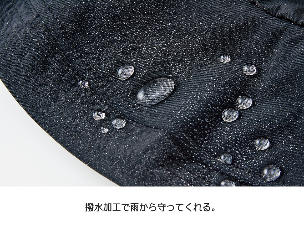 洗濯機で洗える 撥水小顔帽子 洗濯機で洗える 撥水小顔帽子