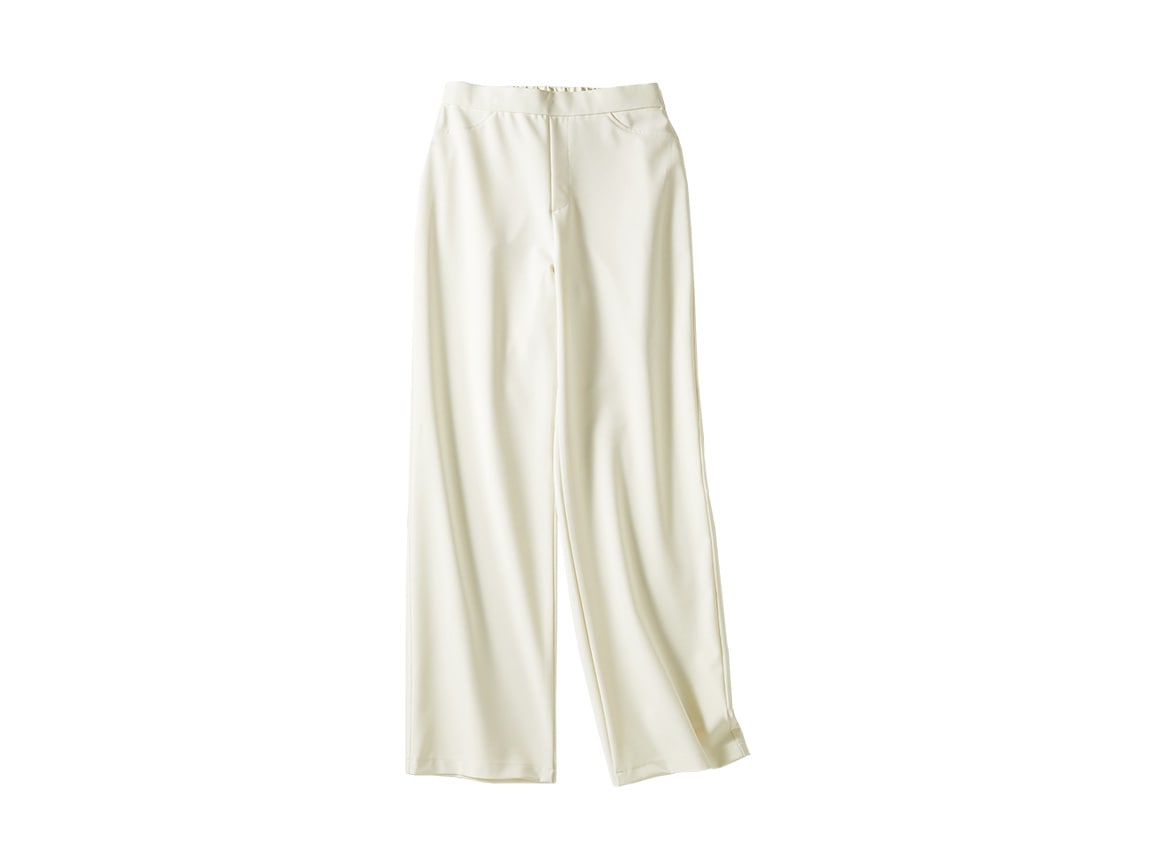 はっ水機能つきセミワイドパンツ【広告商品】 はっ水機能つきセミワイドパンツ【広告商品】