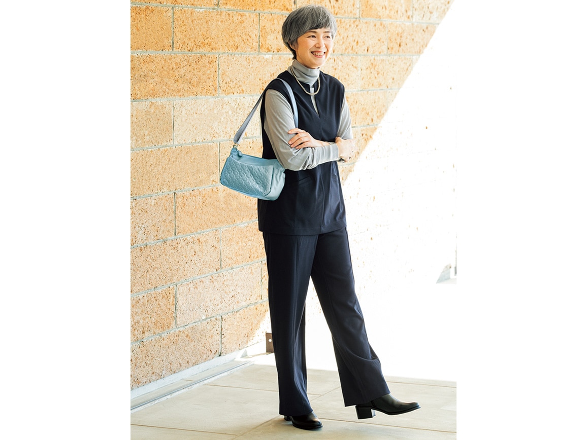 セットアップで着られる撥水トラベルパンツ セットアップで着られる撥水トラベルパンツ