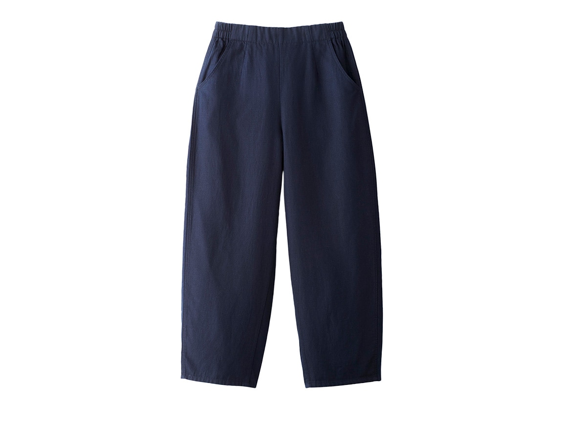 綿麻ダブルガーゼコクーンパンツ 綿麻ダブルガーゼコクーンパンツ