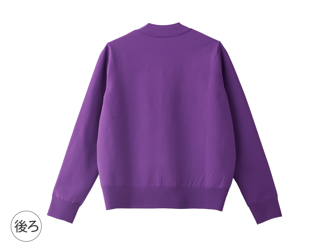 防しわ加工デザインカーディガン 防しわ加工デザインカーディガン