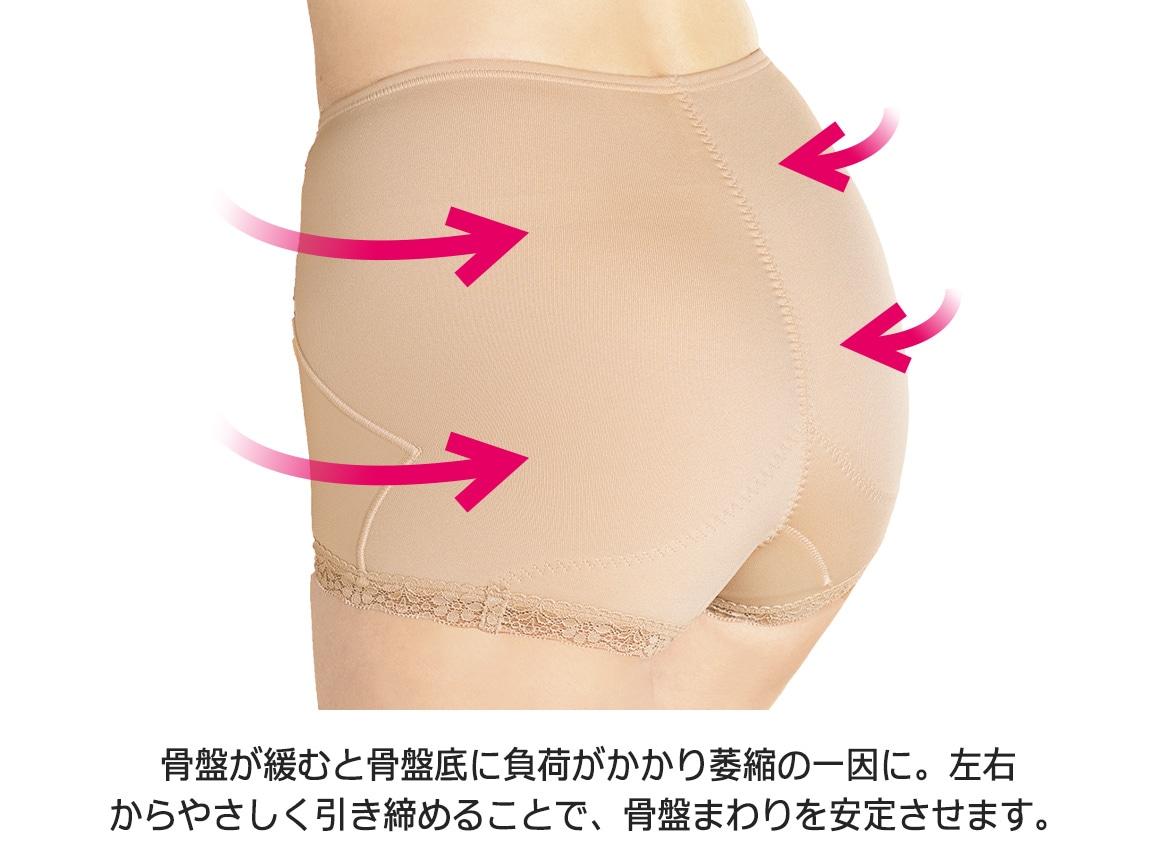 ハルメク 健康サポート・骨盤底筋サポートショーツ(あったか裏起毛) ハルメク 健康サポート・骨盤底筋サポートショーツ(あったか裏起毛)