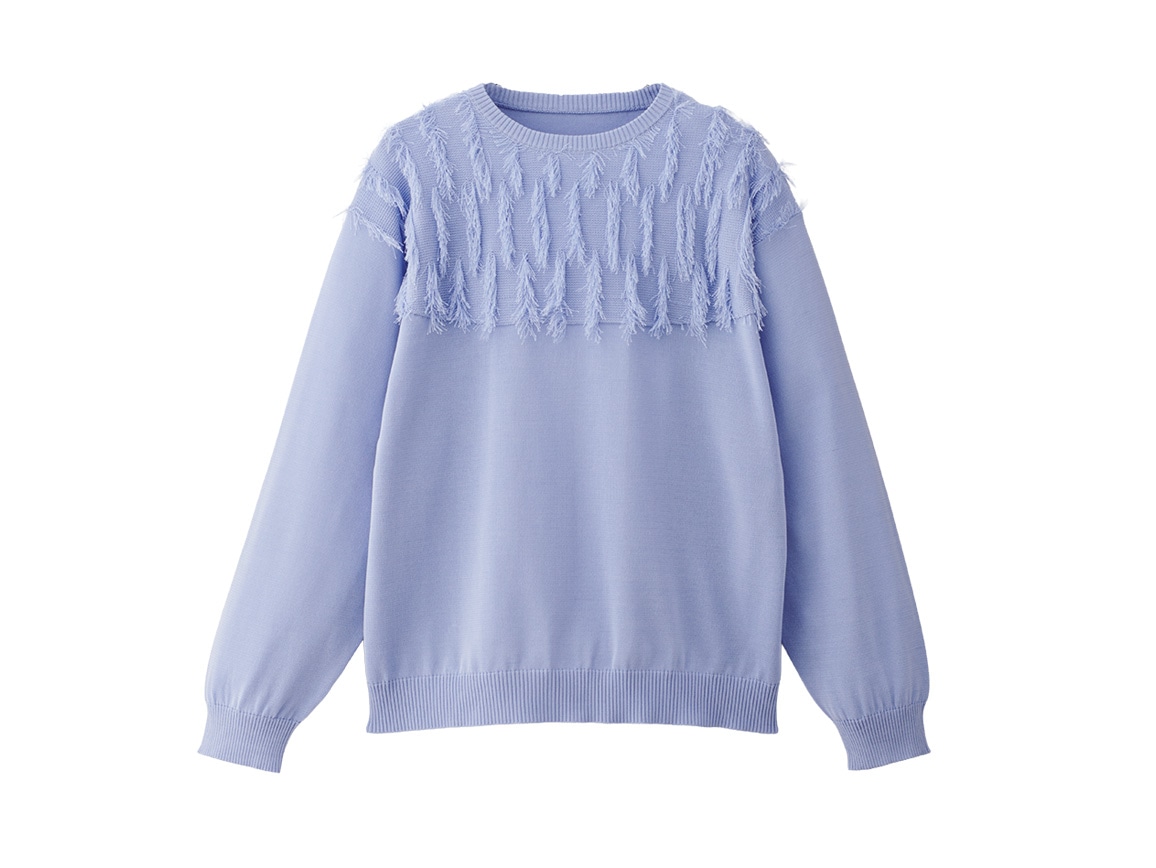 フリンジデザインニット フリンジデザインニット