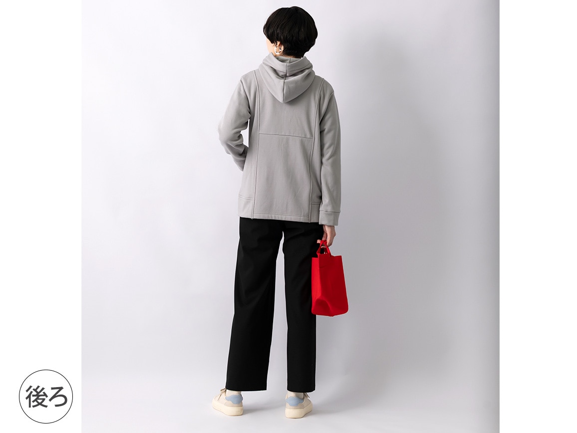 裏起毛フーディーブルゾン 裏起毛フーディーブルゾン