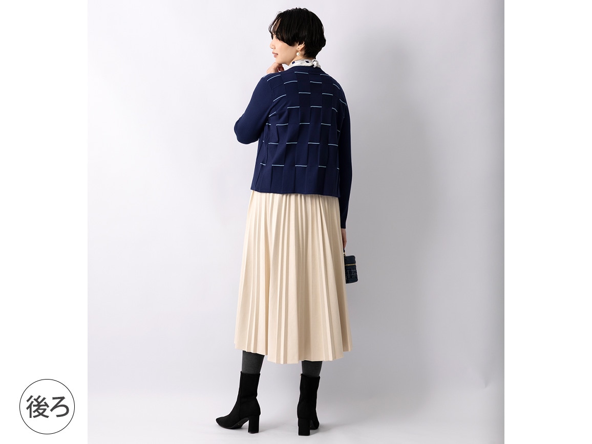 【先行】ブロックデザインカーディガン 【先行】ブロックデザインカーディガン