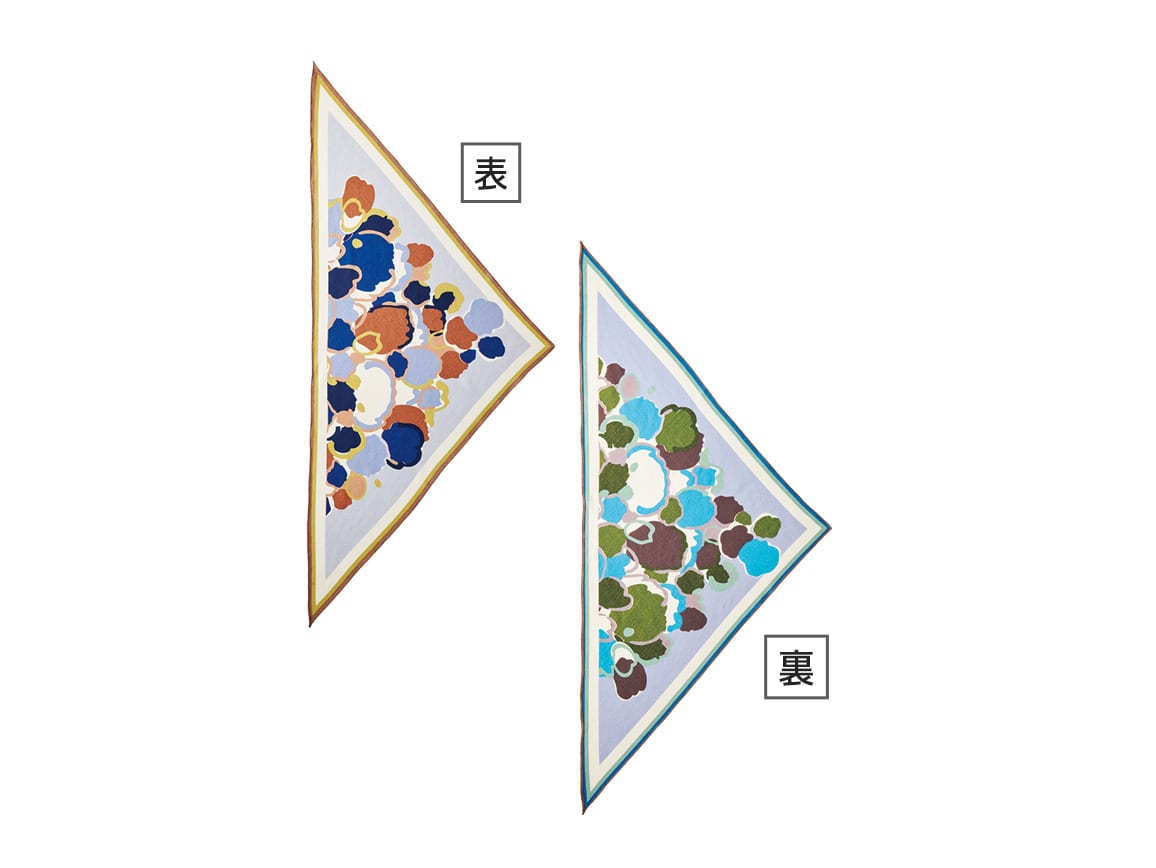 リバーシブルプリントスカーフ リバーシブルプリントスカーフ