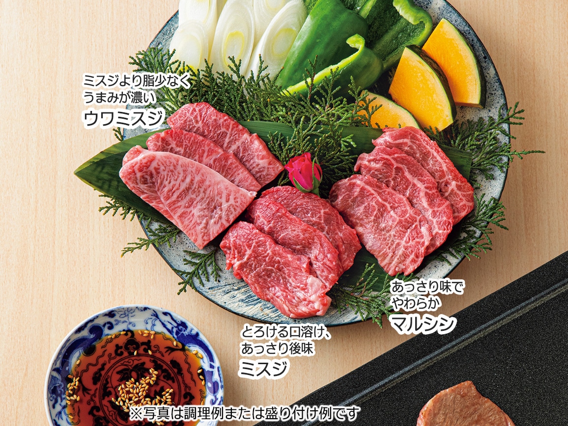 三重 松阪牛 赤身希少部位食べ比べ(6種) 三重 松阪牛 赤身希少部位食べ比べ(6種)