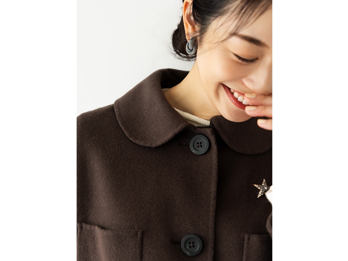 【先行】49AV.ジュンコ シマダ・ダブルフェイスウールーコート 【先行】49AV.ジュンコ シマダ・ダブルフェイスウールーコート