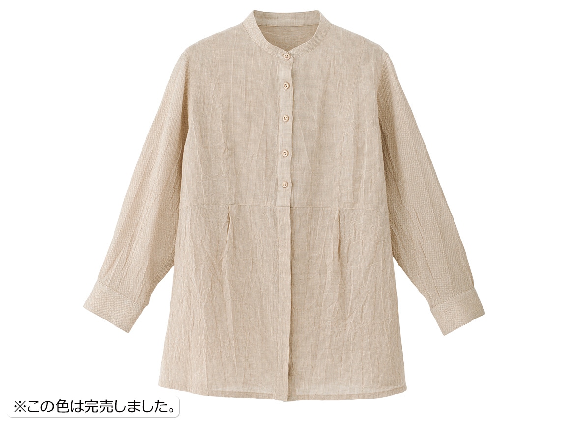 綿麻ゆったりシャツ 綿麻ゆったりシャツ