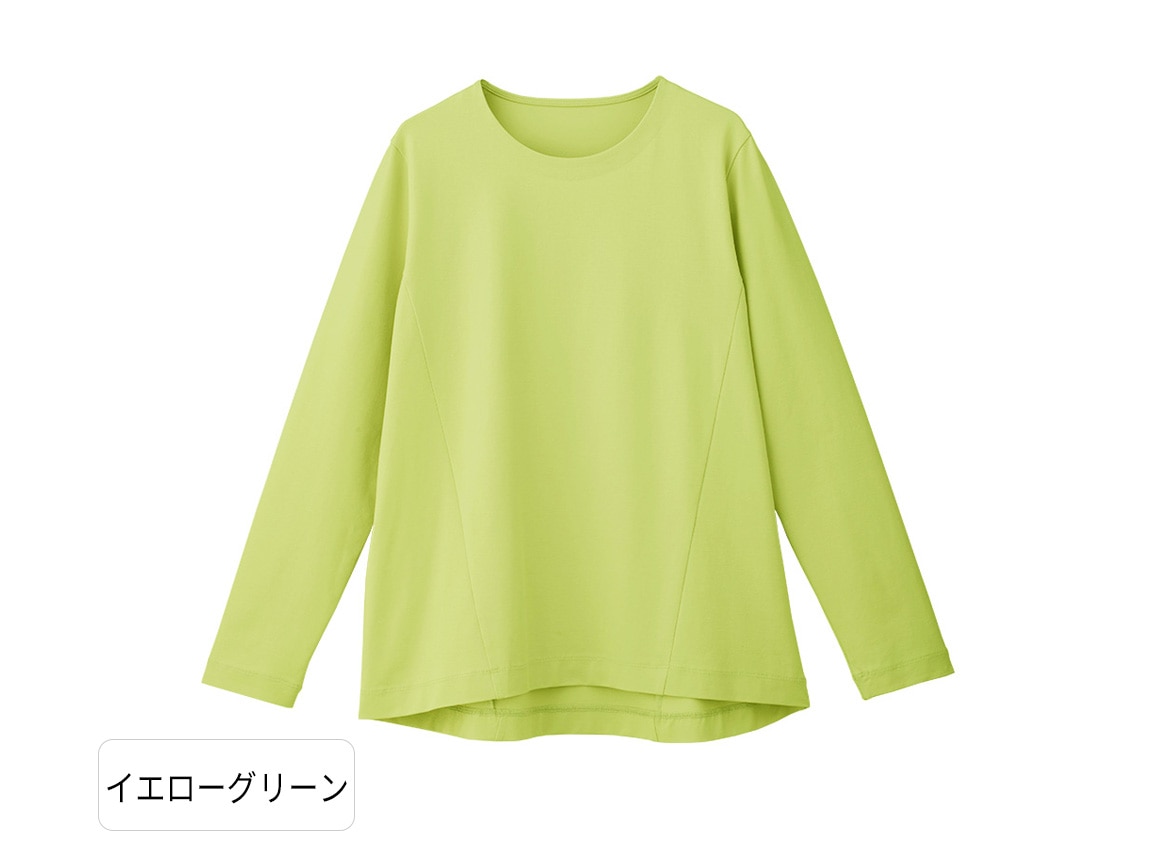 オーガニックコットンプルオーバー(シンプル・長袖) オーガニックコットンプルオーバー(シンプル・長袖)