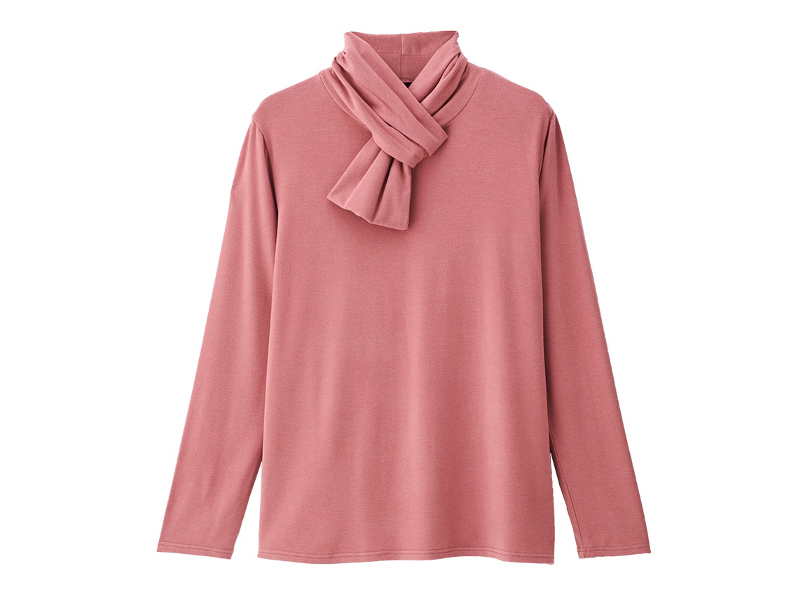 ボウタイデザインあったかプルオーバー ボウタイデザインあったかプルオーバー