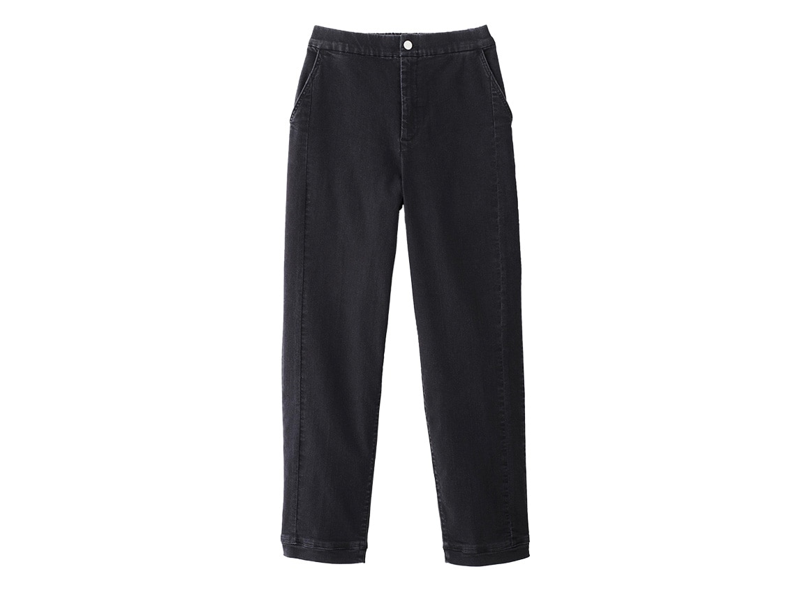 切り替えデザインバレルデニム 切り替えデザインバレルデニム