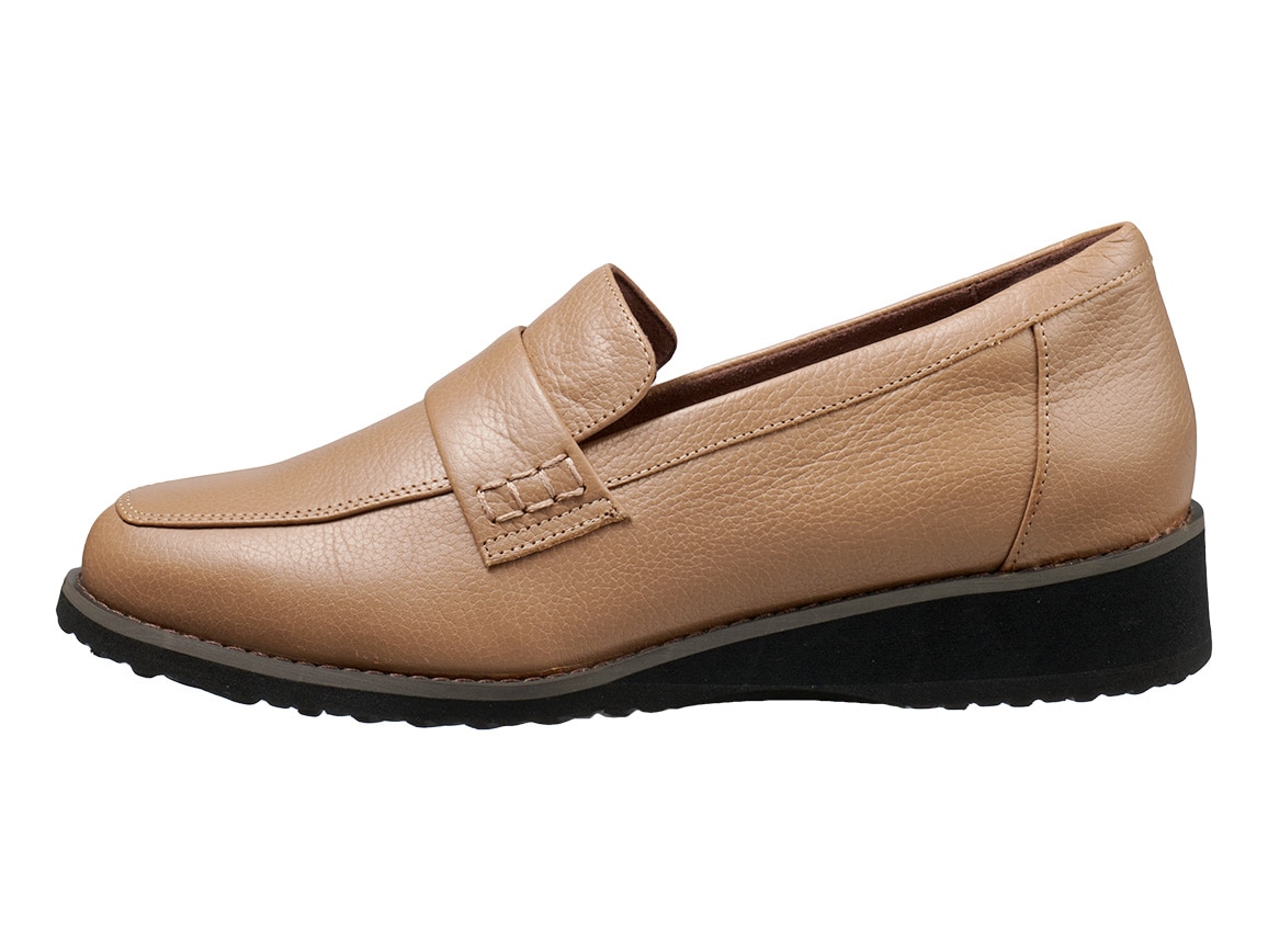 ハルメク はっ水革ローファー ハルメク はっ水革ローファー