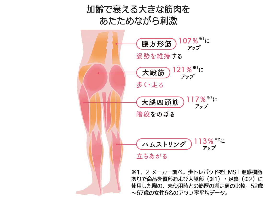 ジョグフット 歩トレパッド(06_ブラック): ｜ カタログ通販の