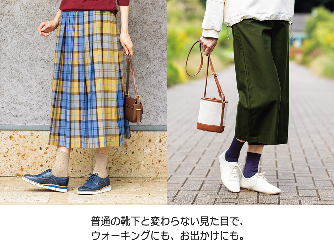 歩行サポートソックス3足組(レディース) 歩行サポートソックス3足組(レディース)