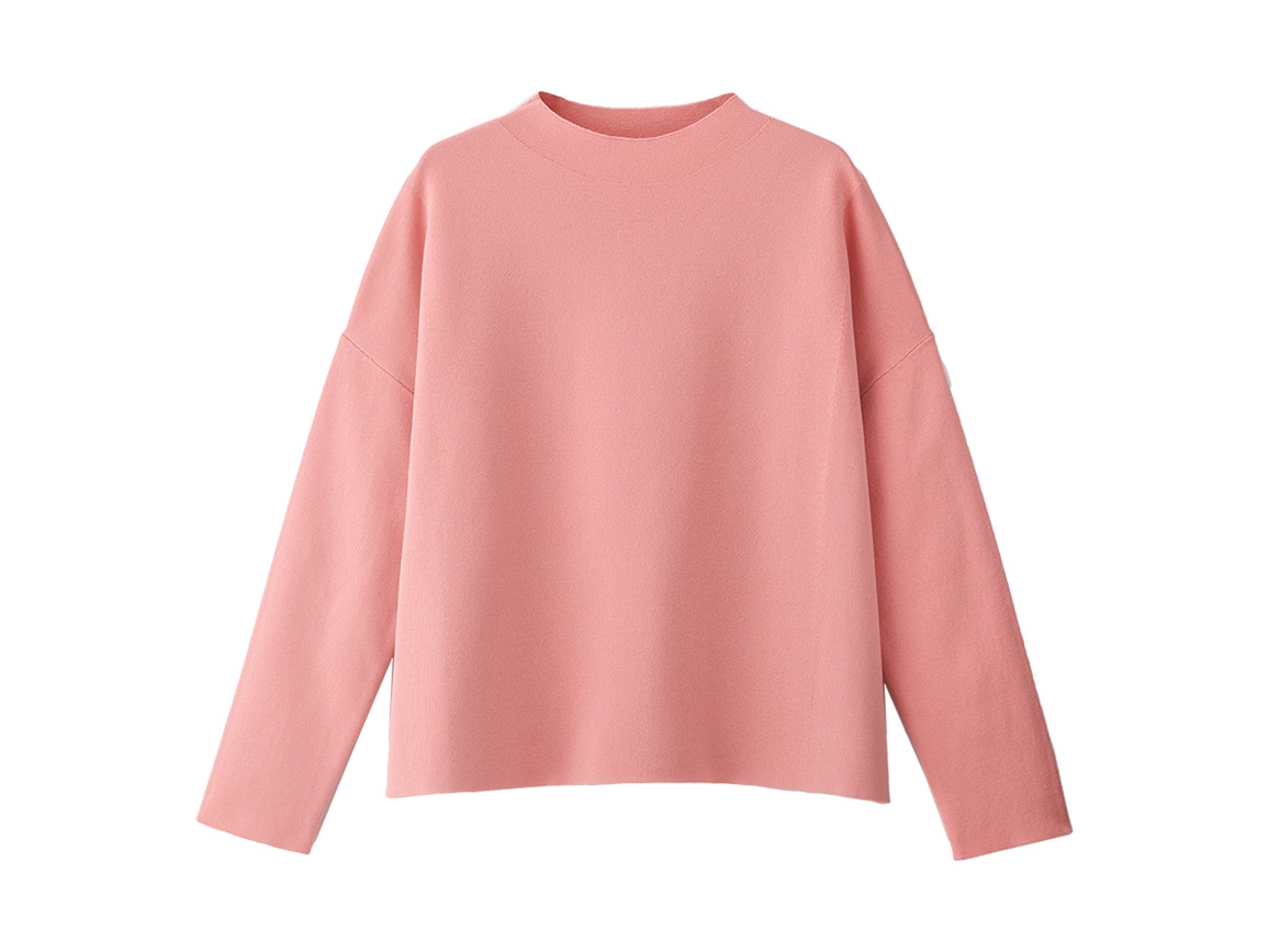 ミラノリブゆったりカラーニット ミラノリブゆったりカラーニット