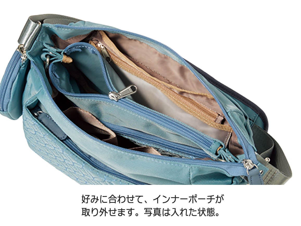 ハルメク読者と考えた トラベルショルダーバッグ(S) ハルメク読者と考えた トラベルショルダーバッグ(S)