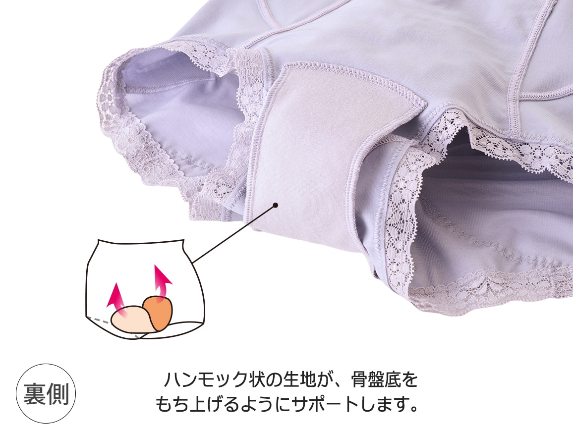 ハルメク 健康サポート・骨盤底筋サポートショーツ(通年用) ハルメク 健康サポート・骨盤底筋サポートショーツ(通年用)