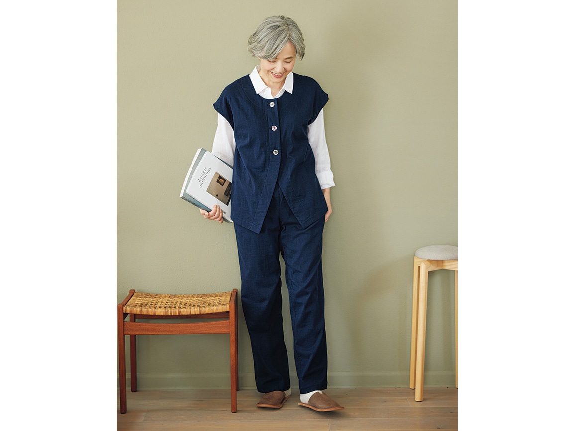 軽やかストレッチWガーゼ ラクちんパンツ 軽やかストレッチWガーゼ ラクちんパンツ